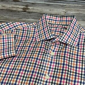 Hammer Made‎ Long Sleeve Button Down Shirt Multicolor Mens Size 41/16